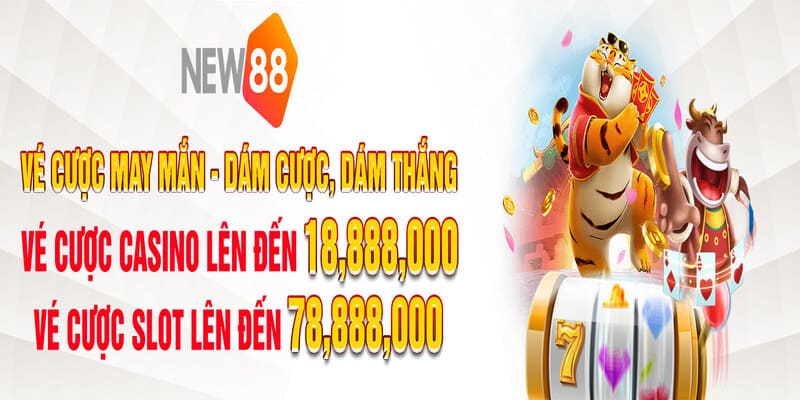 Vô số ưu đãi cực hot trên sảnh game casino nhà cái NEW88