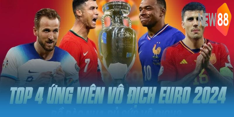 New88 dự đoán các đội có thể lên ngôi vô địch Euro 2024